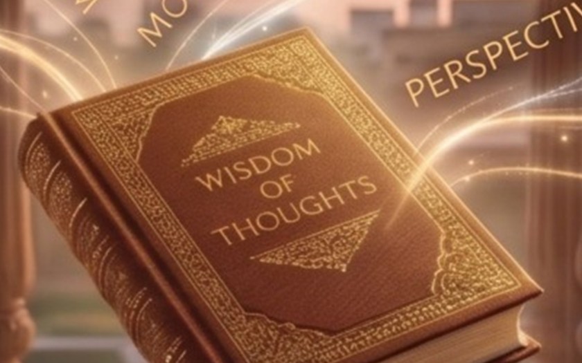 The Treasure of Precious Knowledge hardcover glowing with trails of light